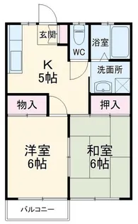ミッキーハウス2【2階】の間取り