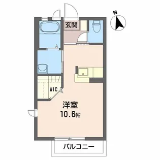 エステート笹谷21II【2階】の間取り