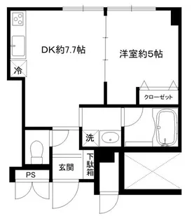 東京都渋谷区代々木4【マンション】の間取り