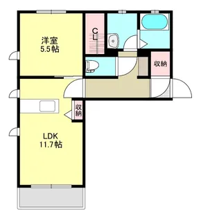 ロイヤルプラザ【2階】の間取り