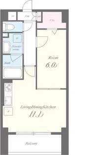 福信館【5階】の間取り