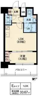 スプランディッドVII【8階】の間取り