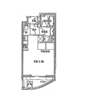 東京都中野区本町4【マンション】の間取り