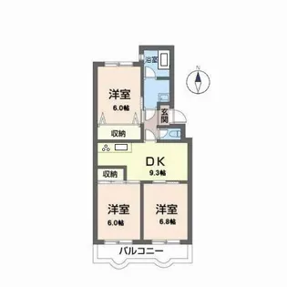 第2キクスイビル【4階】の間取り