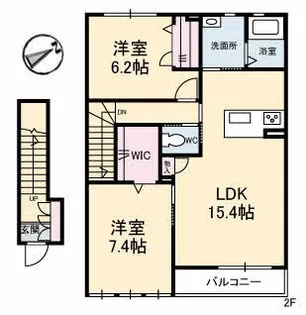 ファミールN【2階】の間取り