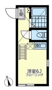 ユナイト南太田サクラメント【1階】の間取り