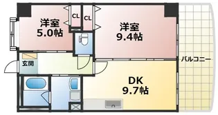 カゼマチテラス【3階】の間取り