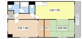 エスペラント【2階】の間取り