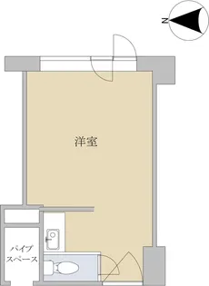 1Rの間取り画像