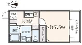ヴィラッジオ・ムジカーレ成城【1階】の間取り