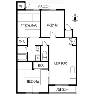 桑村マンション【2階】の間取り