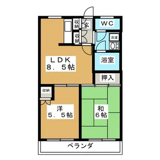 東京都江戸川区西葛西5【マンション】の間取り