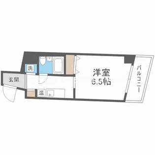 グランディ梅田北【6階】の間取り