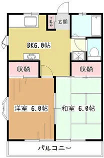ハイム山水【2階】の間取り
