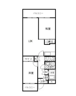 グレース新城【1階】の間取り