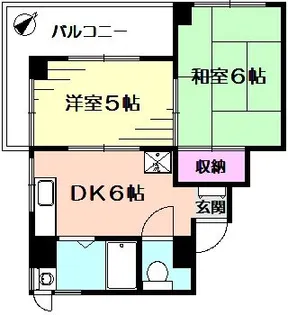 ライジングビルヨシザキ【4階】の間取り