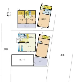 千葉県千葉市若葉区加曽利町【一戸建】の間取り