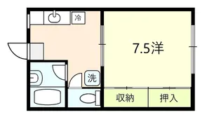 ハイツ立石【2階】の間取り