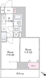 KDXレジデンス町田North【9階】の間取り