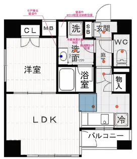 ドゥーエ五反田【2階】の間取り
