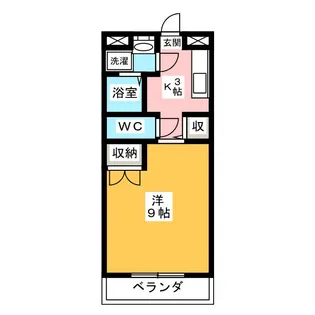 アンジュール【1階】の間取り