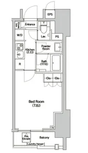 東京都港区芝2【マンション】の間取り