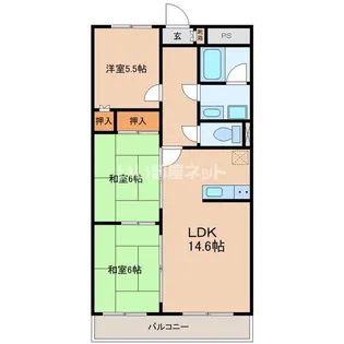センチュリーヤマトII【2階】の間取り