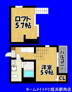 ベラコスタ姪浜【1階】の間取り
