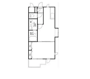 第2ウィスタリアマンション【1階】の間取り