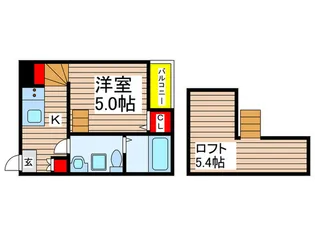 KAHALE八千代A【2階】の間取り