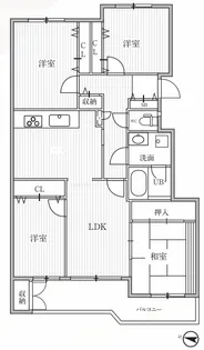 T’sgarden横浜反町【4階】の間取り