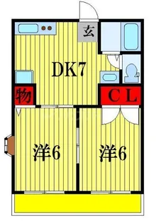 第5コーポ米倉【2階】の間取り