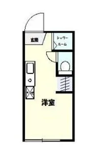 ルームズ中野A【1階】の間取り