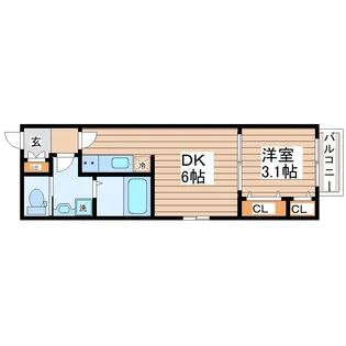 【新築】ルミナ旭ヶ丘【1階】の間取り