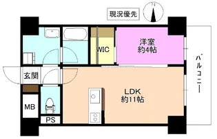 レジデンスTSURUGA【5階】の間取り