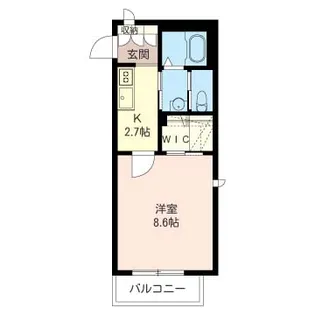 シャンティ【2階】の間取り