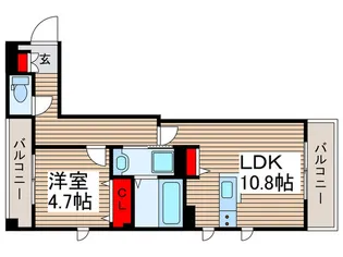 Cotton Lights Kawagoe【3階】の間取り