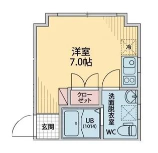 シェルブルー中落合【4階】の間取り
