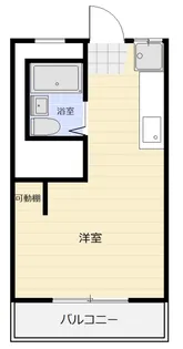 川原ハイツ【4階】の間取り