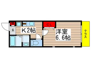 Terrace miki【1階】の間取り