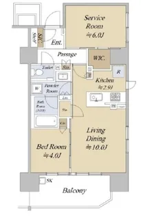 シティハウス巣鴨【12階】の間取り