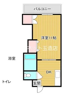 WESTヒルズ平野【5階】の間取り