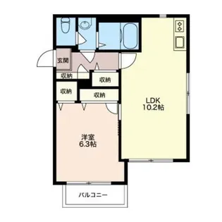 Bella Vista trois【1階】の間取り