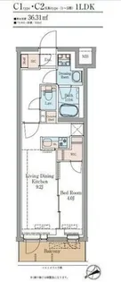 LUMINOUSつつじヶ丘【4階】の間取り
