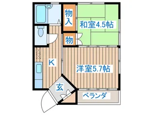 ラベンダーハウス【1階】の間取り