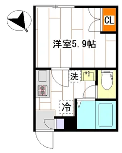 早稲田鶴巻町IMAハウスの間取り
