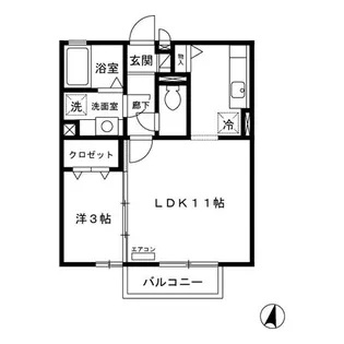 グラノーラ【2階】の間取り