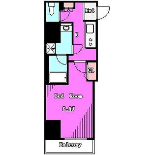 Skycourt板橋本町II【2階】の間取り
