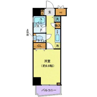 メインステージ東日本橋II【3階】の間取り