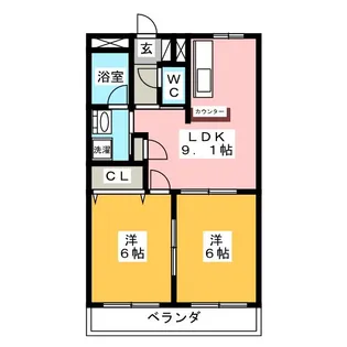 ルミナスコート【2階】の間取り